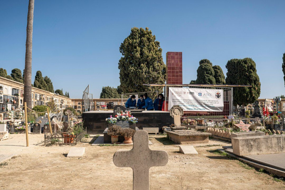 vista del cementerio